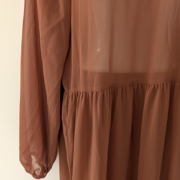 Elegant Rust Maxi Dress - Picture 3 of 5